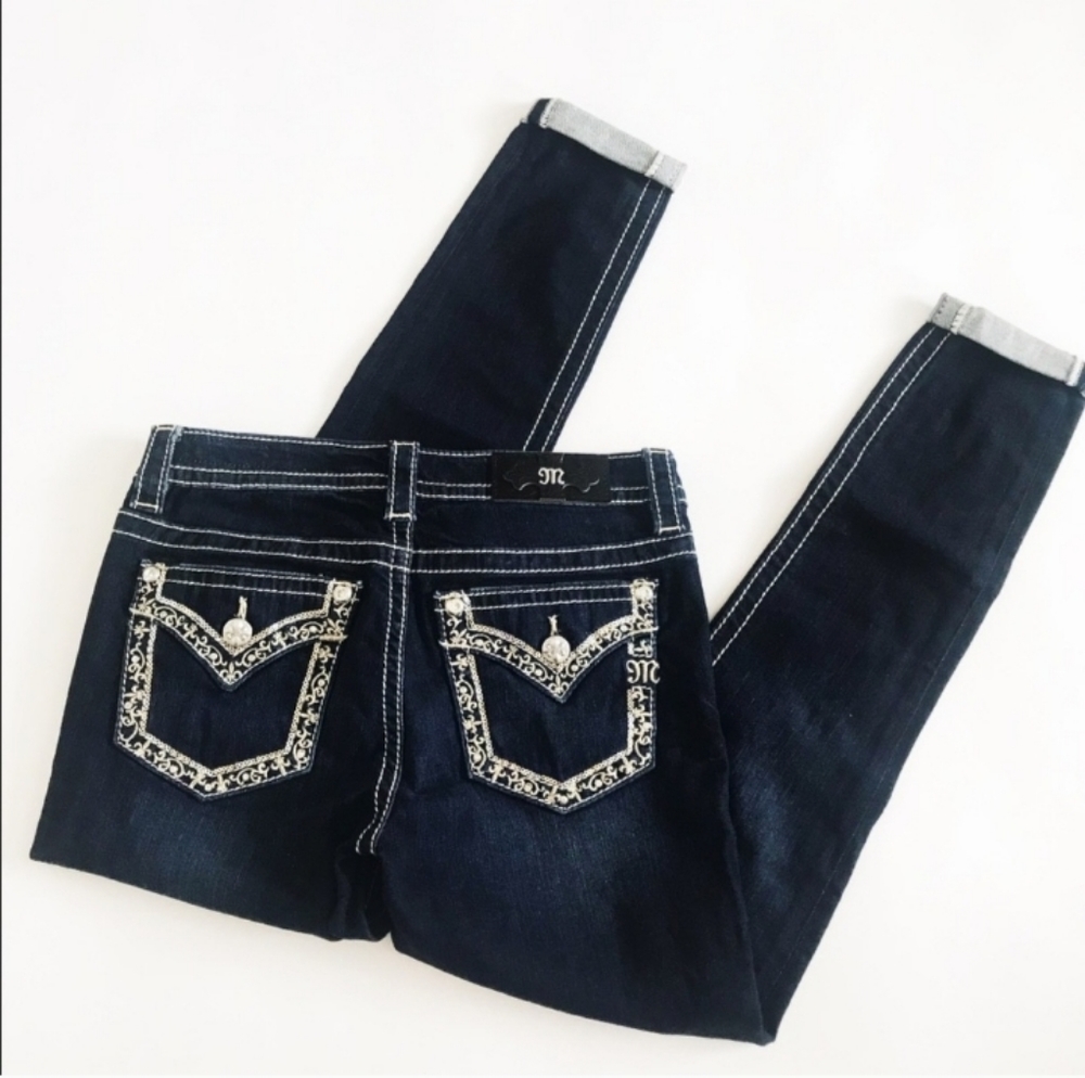 NEW MISS ME JEANS:Hailey Ankle Skinny - Picture 2 of 8